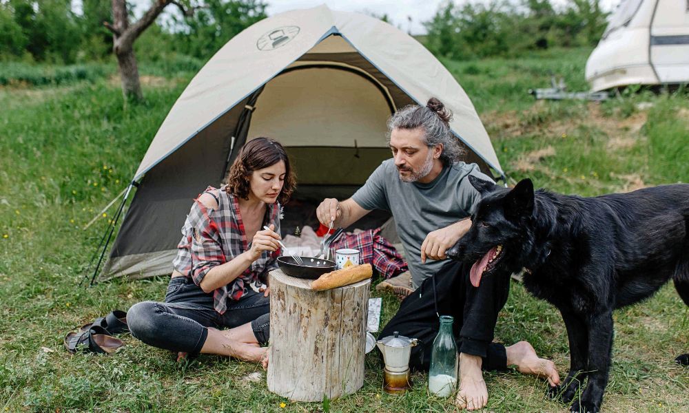 Camping mit dem Hund