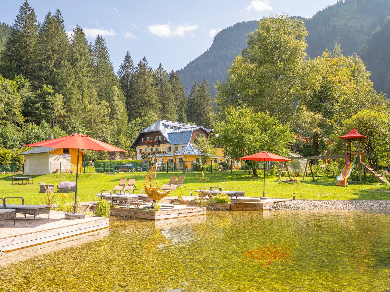 Ferienhaus mit umzäuntem Garten in Bad Gastein (Österreich) und 10 Hunde erlaubt