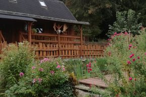 Ferienhaus mit umzäuntem Garten in Breitenbrunn (Deutschland) und 3 Hunde erlaubt