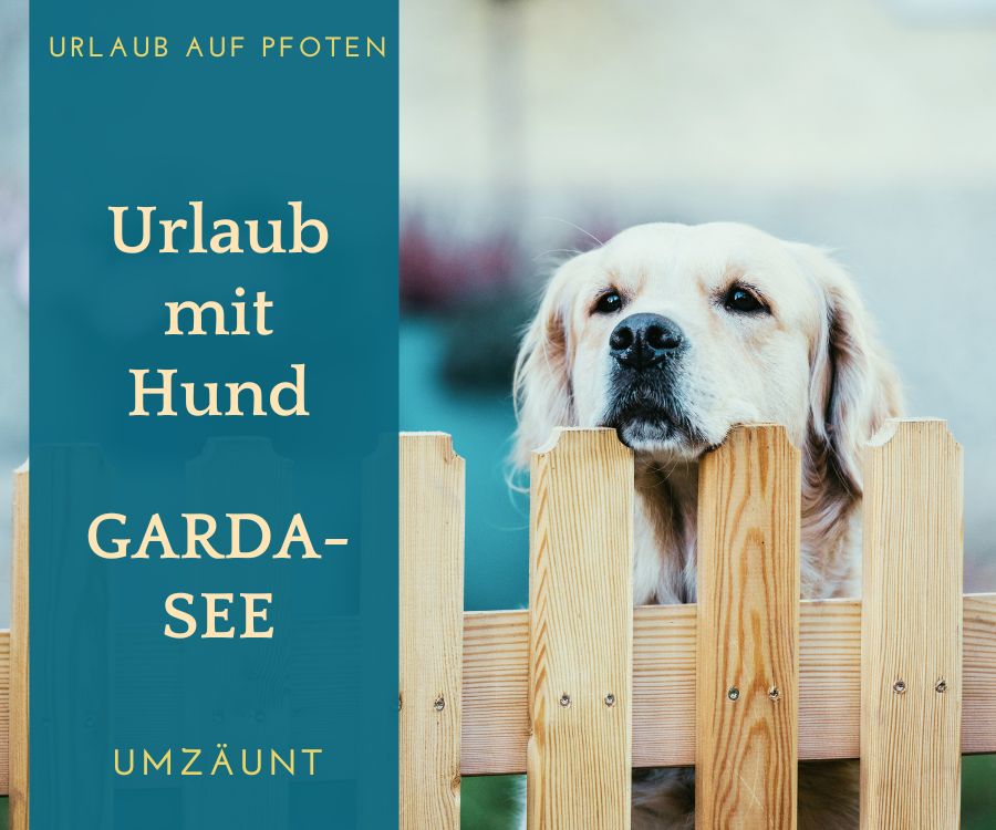 Ferienhaus umzäunt Gardasee mit Hund